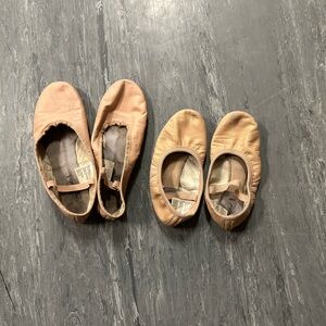 Pair of ballet shoes 4 & 7.5